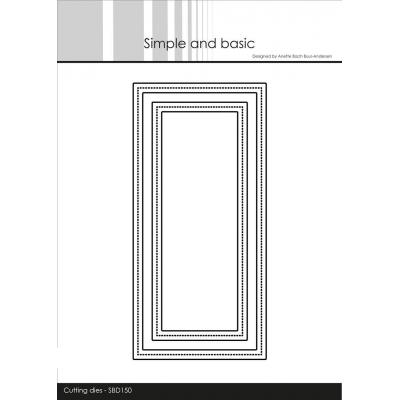 Simple and Basic Dies - Mini Slimcard - Frames